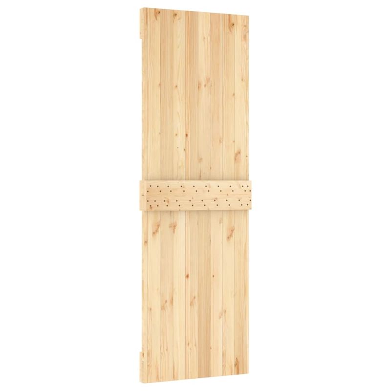 Casa si Gradina/Constructii/Usi interior, exterior si garaj/Usi interior - Usa glisanta cu set de feronerie 70x210 cm, lemn masiv de pin - Infinity.ro