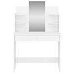 Casa si Gradina - Mobilier - Comode si corpuri - Masute de toaleta - Masa de toaleta cu oglinda, alb, 96x39x142 cm - Infinity.ro