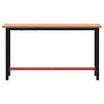 Casa si Gradina - Constructii - Scule de mana si unelte - Mese si bancuri de lucru - Banc de lucru 150x55x81,5 cm, lemn masiv de fag si metal - Infinity.ro