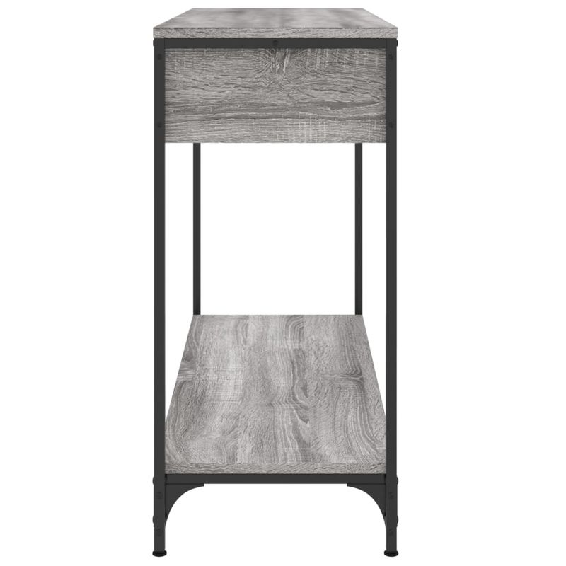 Casa si Gradina - Mobilier - Comode si corpuri - Console - Masuta consola, gri sonoma, 100x34,5x75 cm, lemn prelucrat - Infinity.ro