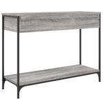 Casa si Gradina - Mobilier - Comode si corpuri - Console - Masuta consola, gri sonoma, 100x34,5x75 cm, lemn prelucrat - Infinity.ro
