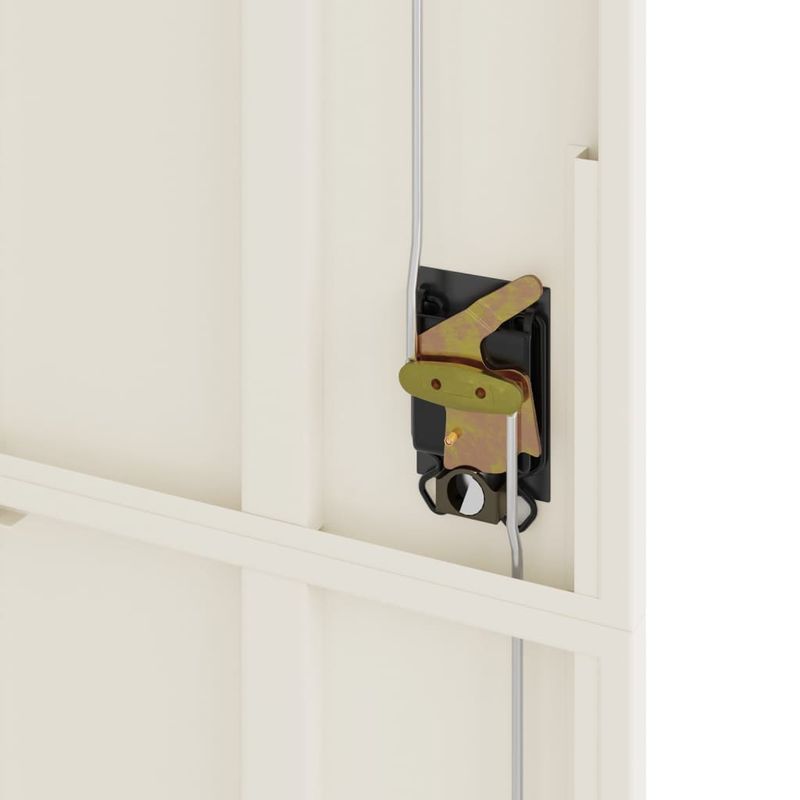 Casa si Gradina - Constructii - Depozitare, transport si protectie - Rafturi, fisete si vestiare - Fiset, alb, 105x40x180 cm, otel - Infinity.ro