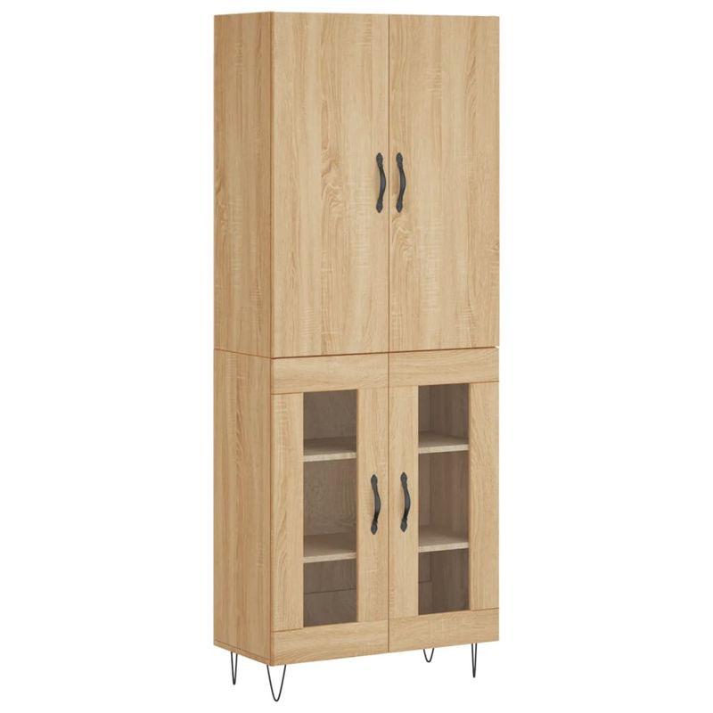 Casa si Gradina - Mobilier - Comode si corpuri - Comode - Dulap inalt, stejar sonoma, 69,5x34x180 cm, lemn compozit - Infinity.ro