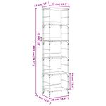 Casa si Gradina - Mobilier - Biblioteci si rafturi - Biblioteci - Raft de carti, gri sonoma, 50x33x188,5 cm, lemn prelucrat - Infinity.ro