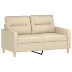 Casa si Gradina - Mobilier - Seturi de mobilier - Seturi living - Set de canapele cu perne, 3 piese, crem, textil - Infinity.ro