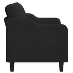 Casa si Gradina - Mobilier - Canapele si coltare - Canapele - Canapea cu 2 locuri, negru, 140 cm, material textil - Infinity.ro