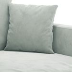 Casa si Gradina - Mobilier - Canapele si coltare - Canapele - Canapea cu 2 locuri, gri deschis, 120 cm, catifea - Infinity.ro