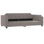 Casa si Gradina - Mobilier - Paturi si accesorii - Paturi - Pat de zi cu saltea, gri taupe, 80x200 cm, textil - Infinity.ro
