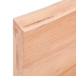 Casa si Gradina - Mobilier - Mobilier baie - Blaturi baie - Blat de baie, maro deschis, 100x30x(2-6) cm, lemn masiv tratat - Infinity.ro