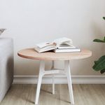 Casa si Gradina - Mobilier - Feronerie si accesorii mobila - Blat de masa rotund, diametru 50x1,5 cm, lemn masiv de fag, maro deschis - Infinity.ro