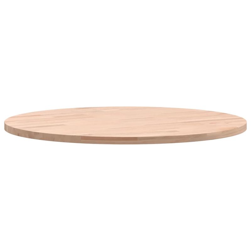 Casa si Gradina - Mobilier - Feronerie si accesorii mobila - Blat de masa rotund, diametru 50x1,5 cm, lemn masiv de fag, maro deschis - Infinity.ro