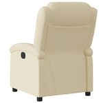 Casa si Gradina - Mobilier - Scaune si fotolii - Fotolii - Fotoliu rabatabil electric, crem, material textil - Infinity.ro