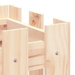 Casa si Gradina - Gradinarit si plante - Plante si ghivece - Ghivece si suporturi - Pat inaltat gradina design gard 100x30x30 cm lemn de pin tratat, pin natural - Infinity.ro