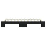 Casa si Gradina - Mobilier - Paturi si accesorii - Paturi - Pat de zi cu extensie, negru, 100x200 cm, catifea - Infinity.ro