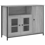 Casa si Gradina - Mobilier - Comode si corpuri - Comode - Servanta, gri sonoma, 100x35x75 cm, lemn compozit - Infinity.ro