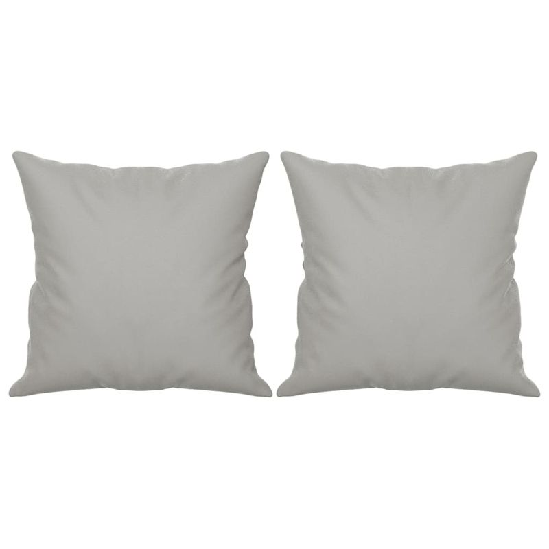 Casa si Gradina - Mobilier - Canapele si coltare - Canapele - Canapea cu 2 locuri, cu perne, 120 cm, microfibra, gri deschis - Infinity.ro