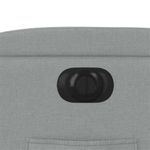 Casa si Gradina - Mobilier - Scaune si fotolii - Fotolii - Fotoliu electric rabatabil cu ridicare, gri deschis, textil - Infinity.ro
