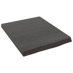 Casa si Gradina - Mobilier - Mobilier baie - Blaturi baie - Blat de baie, maro inchis, 40x50x(2-4) cm, lemn masiv tratat - Infinity.ro