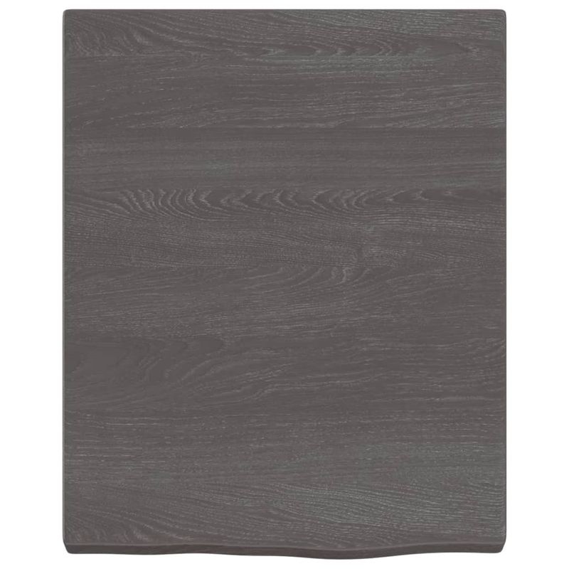 Casa si Gradina - Mobilier - Mobilier baie - Blaturi baie - Blat de baie, maro inchis, 40x50x(2-4) cm, lemn masiv tratat - Infinity.ro