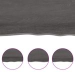 Casa si Gradina - Mobilier - Mobilier baie - Blaturi baie - Blat de baie, maro inchis, 40x50x(2-4) cm, lemn masiv tratat - Infinity.ro