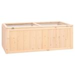 Petshop - Accesorii petshop - Culcusuri si custi - Custi interior si exterior - Cusca pentru hamsteri, 104x52x54 cm, lemn masiv de brad - Infinity.ro