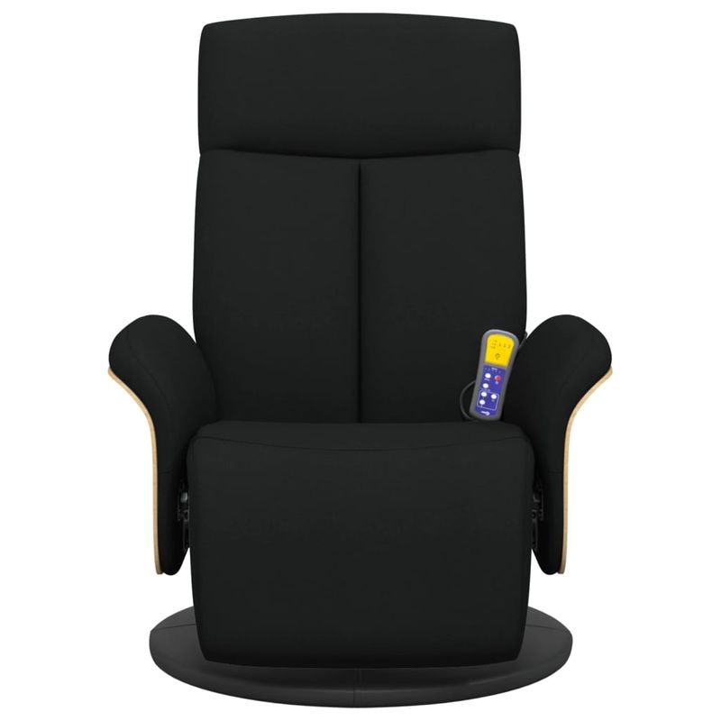 Ingrijire personala si Cosmetice - Sanatate si wellness - Articole wellness - Fotolii de masaj - Fotoliu de masaj rabatabil cu suport de picioare, negru, textil - Infinity.ro