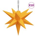 Casa si Gradina - Decoratiuni - Decoratiuni de sezon - Lumina de Craciun 10 LED-uri galben 10 cm - Infinity.ro