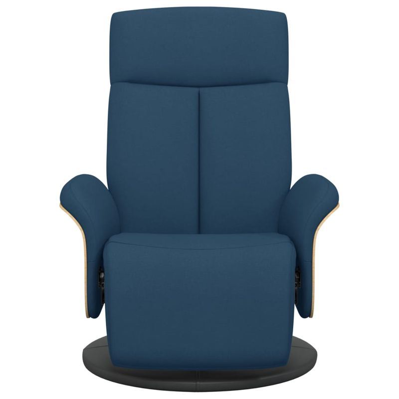 Casa si Gradina - Mobilier - Scaune si fotolii - Fotolii - Fotoliu rabatabil cu suport de picioare, albastru, textil - Infinity.ro