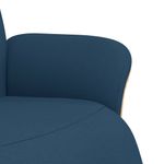 Casa si Gradina - Mobilier - Scaune si fotolii - Fotolii - Fotoliu rabatabil cu suport de picioare, albastru, textil - Infinity.ro