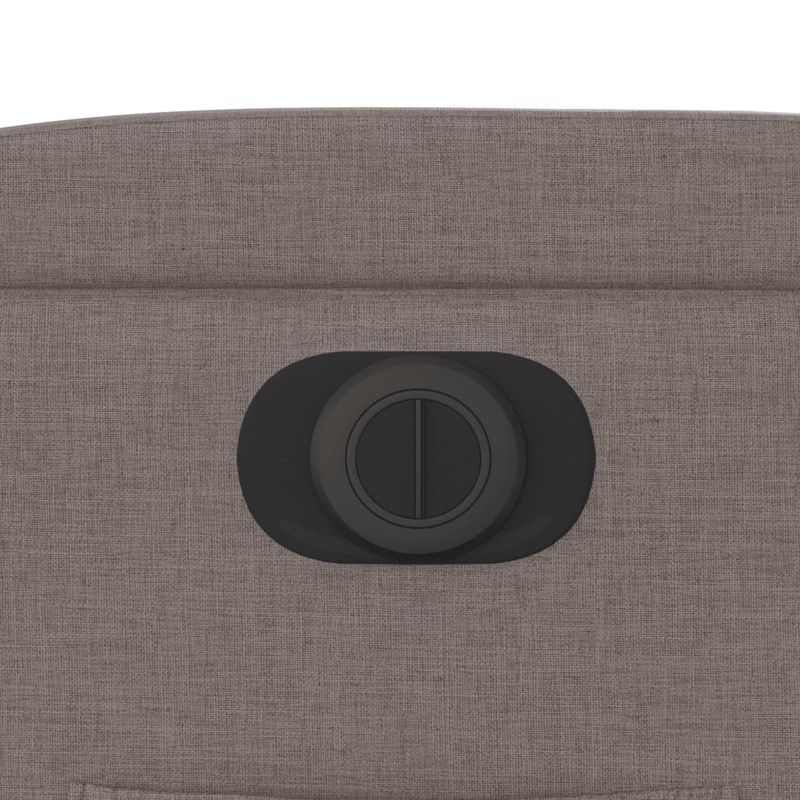 Casa si Gradina - Mobilier - Scaune si fotolii - Fotolii - Fotoliu rabatabil electric, gri taupe, material textil - Infinity.ro