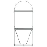 Casa si Gradina - Termice - Sobe, Seminee si accesorii - Accesorii seminee si sobe - Suport pentru busteni, maro, 80x45x190 cm, otel galvanizat - Infinity.ro
