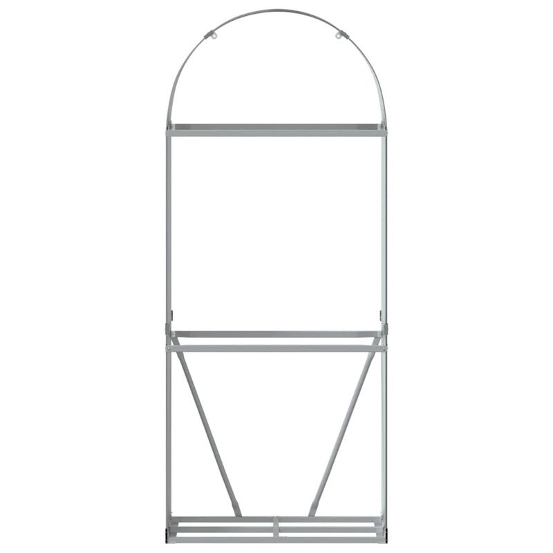 Casa si Gradina - Termice - Sobe, Seminee si accesorii - Accesorii seminee si sobe - Suport pentru busteni, maro, 80x45x190 cm, otel galvanizat - Infinity.ro
