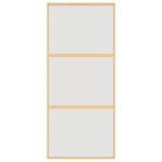 Casa si Gradina - Constructii - Usi interior, exterior si garaj - Usi garaj - Usa glisanta, auriu, 90x205 cm, sticla ESG mata si aluminiu - Infinity.ro