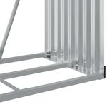 Casa si Gradina - Termice - Sobe, Seminee si accesorii - Accesorii seminee si sobe - Suport pentru busteni, maro, 80x45x190 cm, otel galvanizat - Infinity.ro