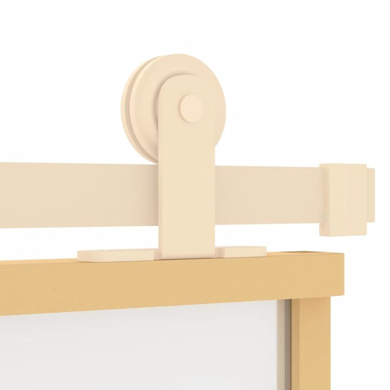 Casa si Gradina - Constructii - Usi interior, exterior si garaj - Usi garaj - Usa glisanta, auriu, 90x205 cm, sticla ESG mata si aluminiu - Infinity.ro