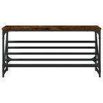 Casa si Gradina - Mobilier - Organizare si depozitare - Organizator incaltaminte - Pantofar, stejar fumuriu, 90x30x45cm, lemn prelucrat - Infinity.ro
