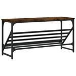 Casa si Gradina - Mobilier - Organizare si depozitare - Organizator incaltaminte - Pantofar, stejar fumuriu, 90x30x45cm, lemn prelucrat - Infinity.ro