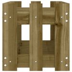Casa si Gradina - Gradinarit si plante - Plante si ghivece - Ghivece si suporturi - Pat inaltat gradina design gard 150x30x30 cm lemn impregnat pin - Infinity.ro
