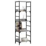 Casa si Gradina - Mobilier - Biblioteci si rafturi - Biblioteci - Raft de carti, gri sonoma, 50x33x153 cm, lemn prelucrat - Infinity.ro