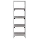 Casa si Gradina - Mobilier - Biblioteci si rafturi - Biblioteci - Raft de carti, gri sonoma, 50x33x153 cm, lemn prelucrat - Infinity.ro