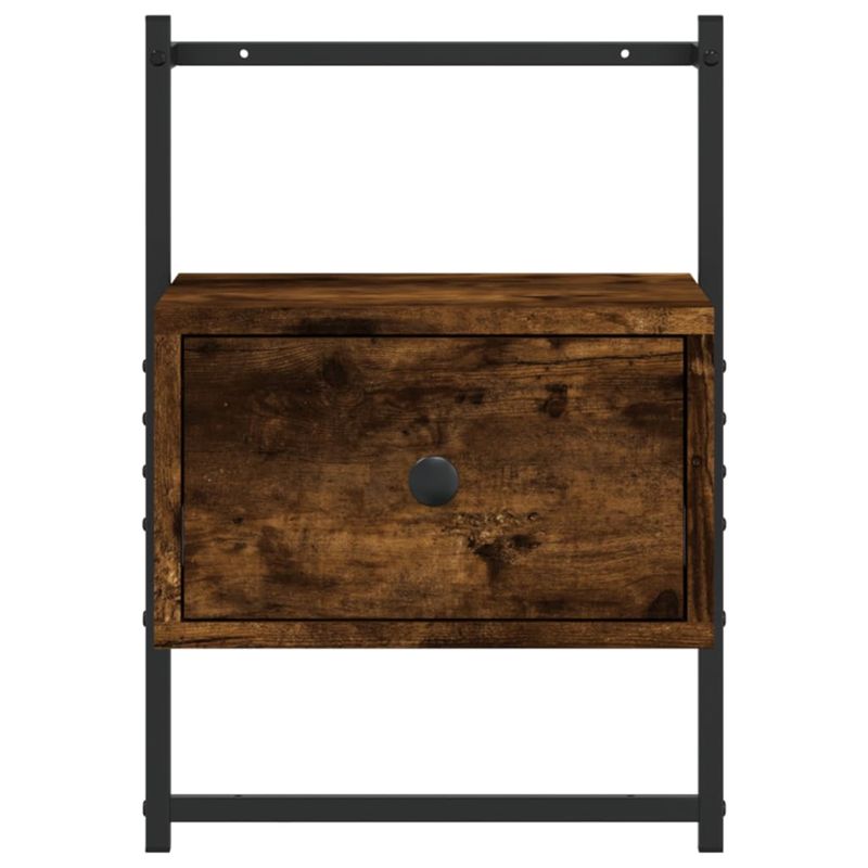Casa si Gradina - Mobilier - Comode si corpuri - Noptiere - Noptiere de perete, 2 buc., stejar fumuriu, 35x30x51 cm, lemn - Infinity.ro