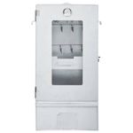 Casa si Gradina - Gradina si terasa - Gratare si accesorii - Gratare de gradina - Afumatoare cuptor/gratar, generator fum rece, otel galvanizat, mărime 44.5x29x83 cm (35x20.5x4.5 cm), model cu fereastră - Infinity.ro