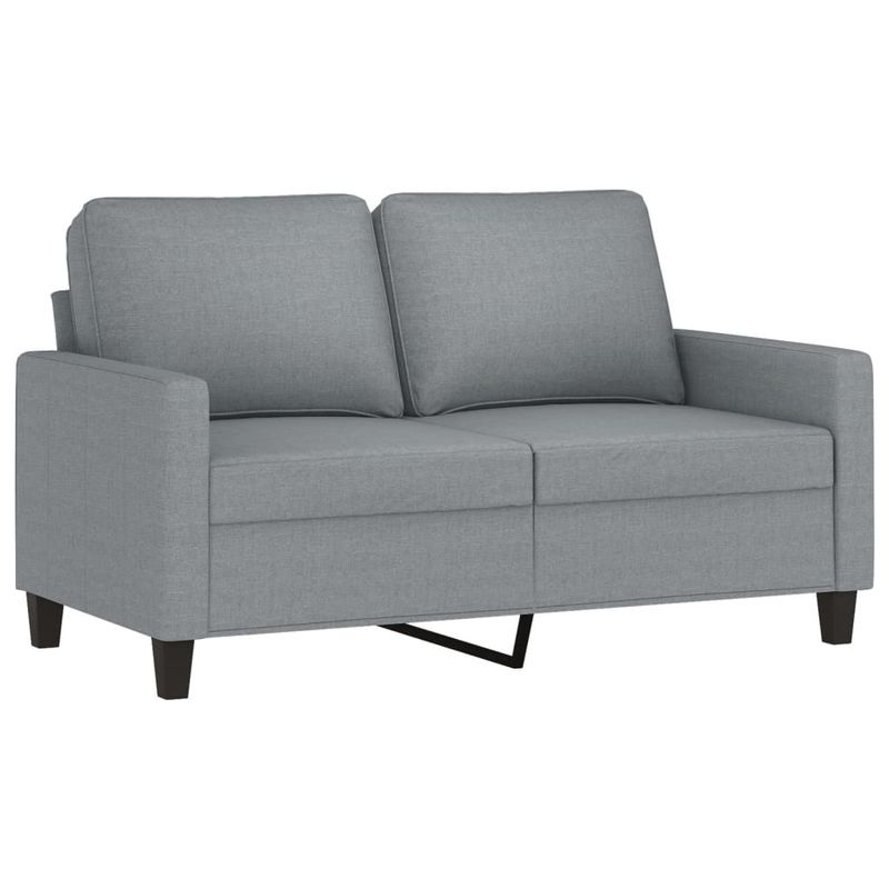 Casa si Gradina - Mobilier - Seturi de mobilier - Seturi living - Set de canapele cu perne, 3 piese, gri deschis, textil - Infinity.ro