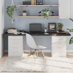 Casa si Gradina - Mobilier - Feronerie si accesorii mobila - Blat de masa maro 200x50x(2-4) cm, lemn masiv stejar tratat, maro închis - Infinity.ro