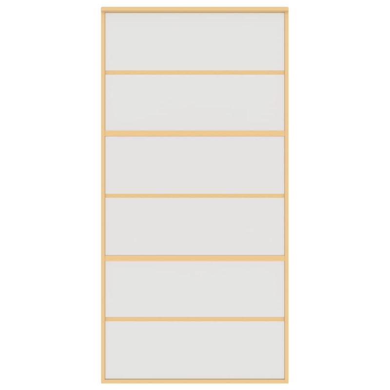 Casa si Gradina - Constructii - Usi interior, exterior si garaj - Usi interior - Usa glisanta, auriu, 102,5x205 cm, sticla ESG mata si aluminiu - Infinity.ro