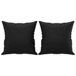 Casa si Gradina - Mobilier - Seturi de mobilier - Seturi living - Set de canapele cu perne, 2 piese, negru, piele ecologica - Infinity.ro