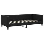 Casa si Gradina - Mobilier - Paturi si accesorii - Paturi - Pat de zi cu extensie si sertare, negru, 90x190cm, textil - Infinity.ro
