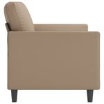 Casa si Gradina - Mobilier - Canapele si coltare - Canapele - Canapea cu 2 locuri, cappuccino, 140 cm, piele ecologica - Infinity.ro