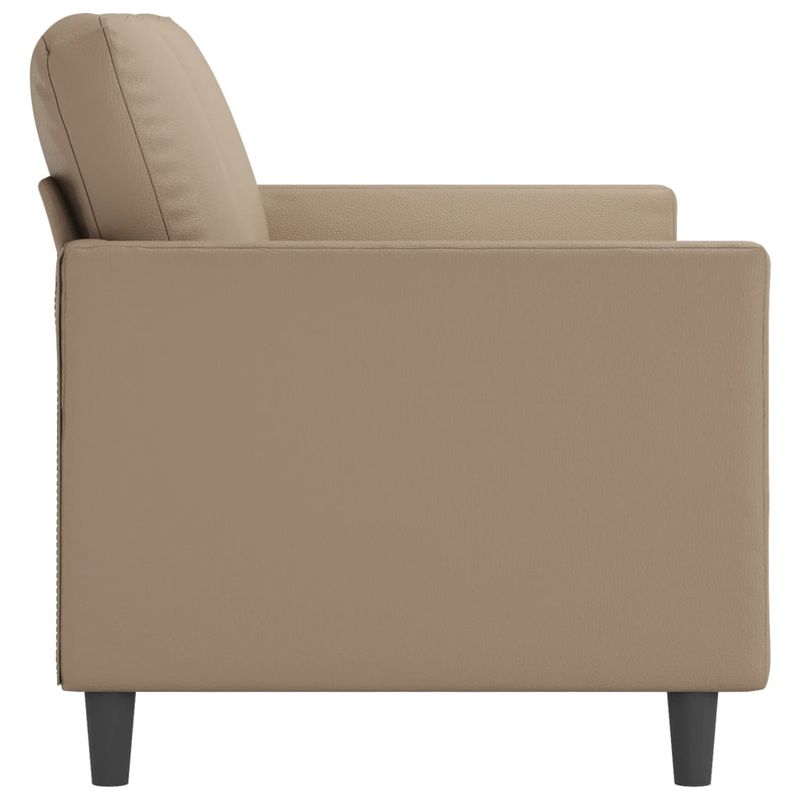Casa si Gradina - Mobilier - Canapele si coltare - Canapele - Canapea cu 2 locuri, cappuccino, 140 cm, piele ecologica - Infinity.ro