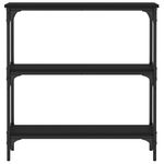 Casa si Gradina - Mobilier - Comode si corpuri - Console - Masa consola, negru, 75x22,5x75 cm, lemn prelucrat - Infinity.ro